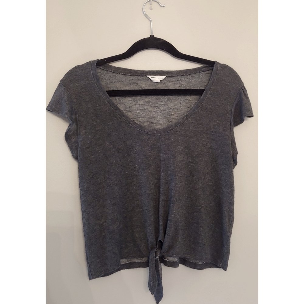 Medium Gray Top